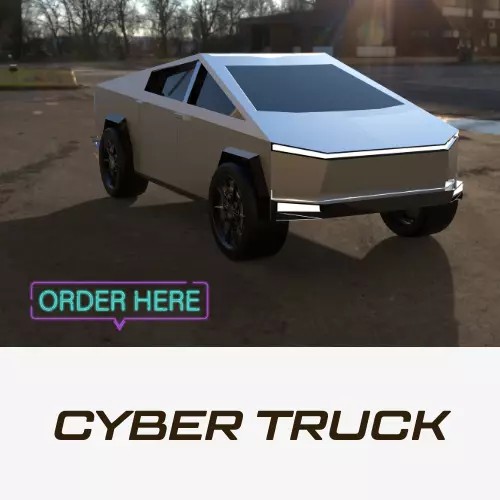 Tesla Cybertruck 3D Model Free 3D model