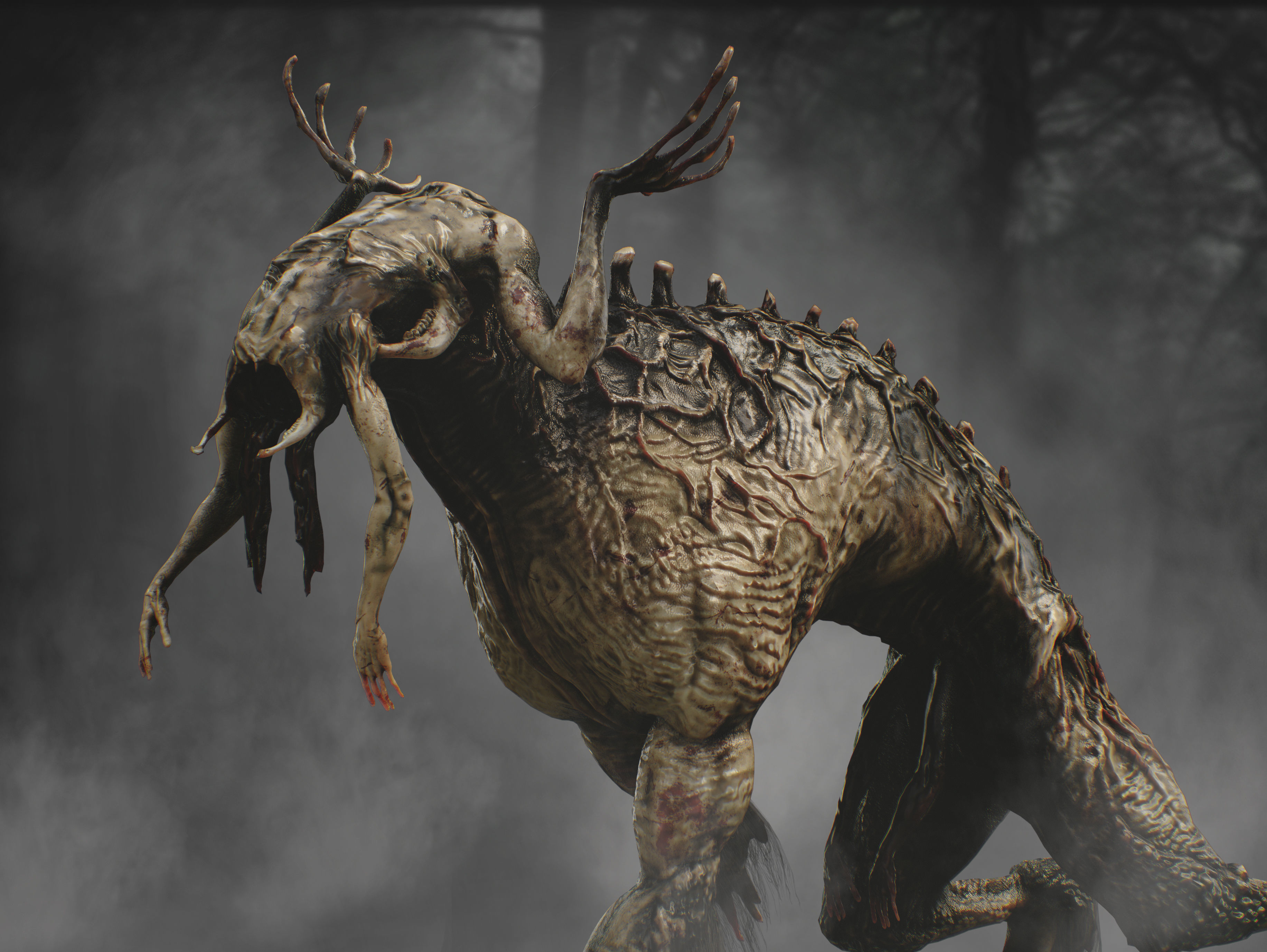 The Moder from Ritual Low-poly 3D model_5