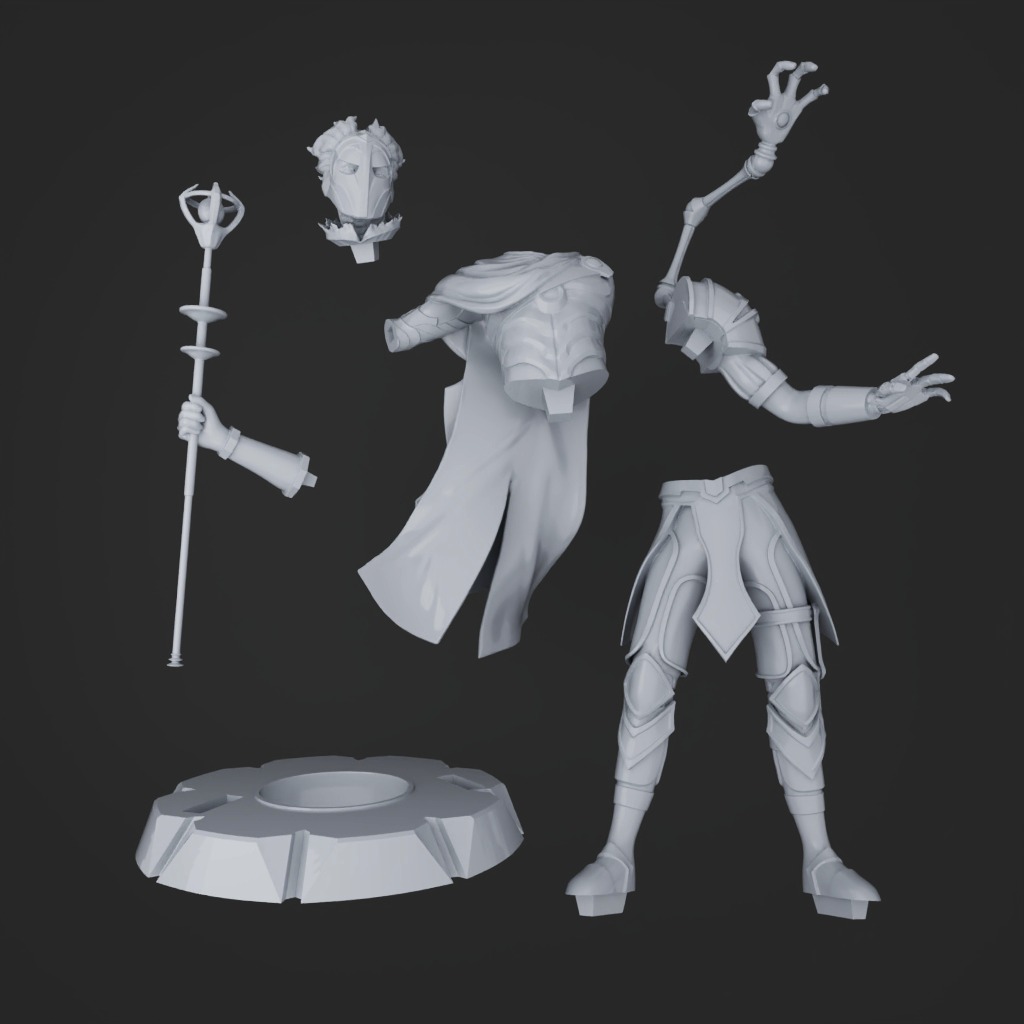 Viktor the Machine Herald 3D print model_3