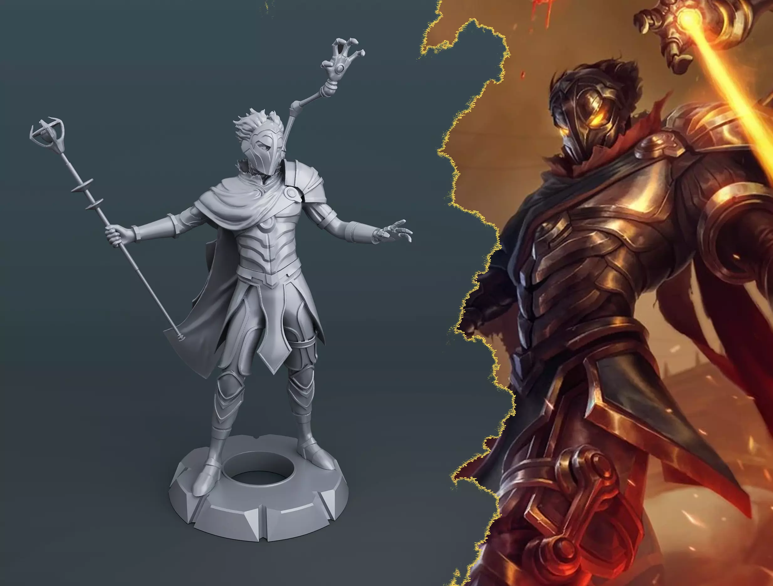 Viktor the Machine Herald 3D print model_0