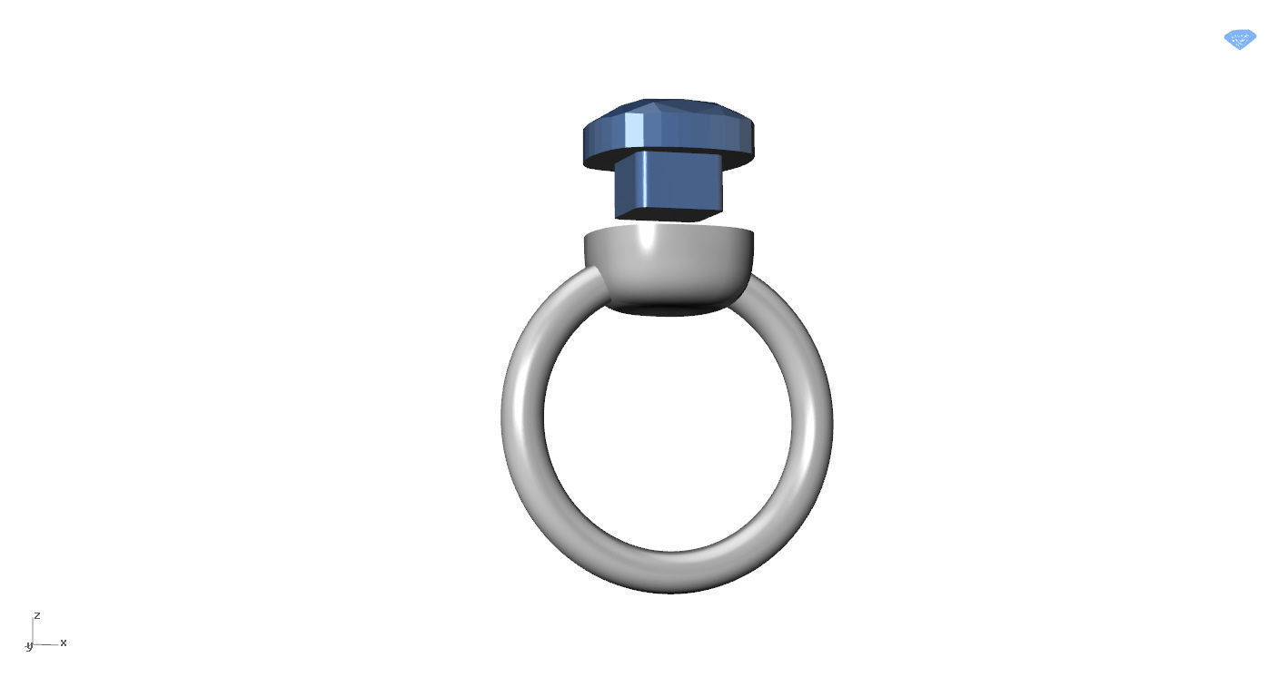 Nudo Classic Ring 3D print model_13