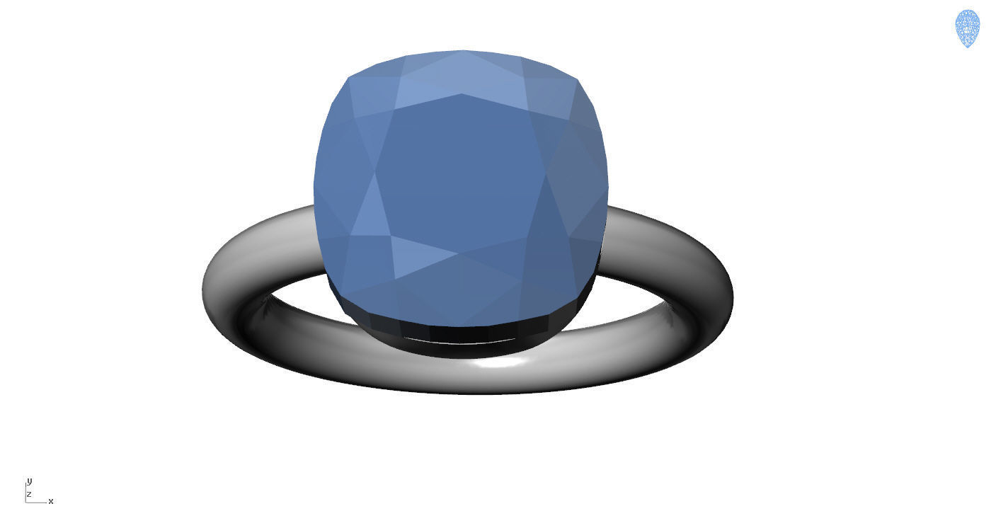 Nudo Classic Ring 3D print model_8