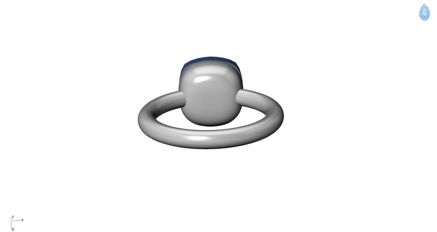 Nudo Classic Ring 3D print model_10