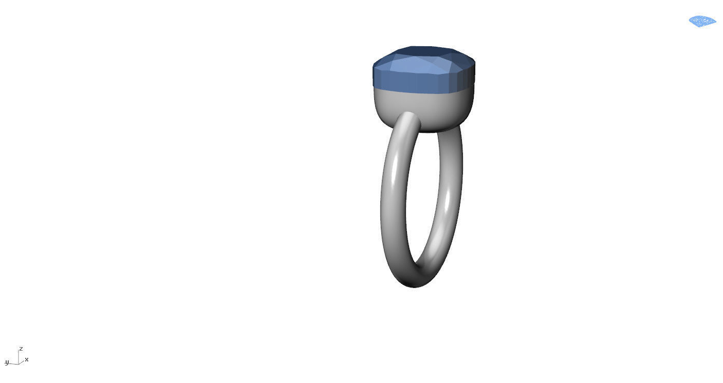 Nudo Classic Ring 3D print model_17
