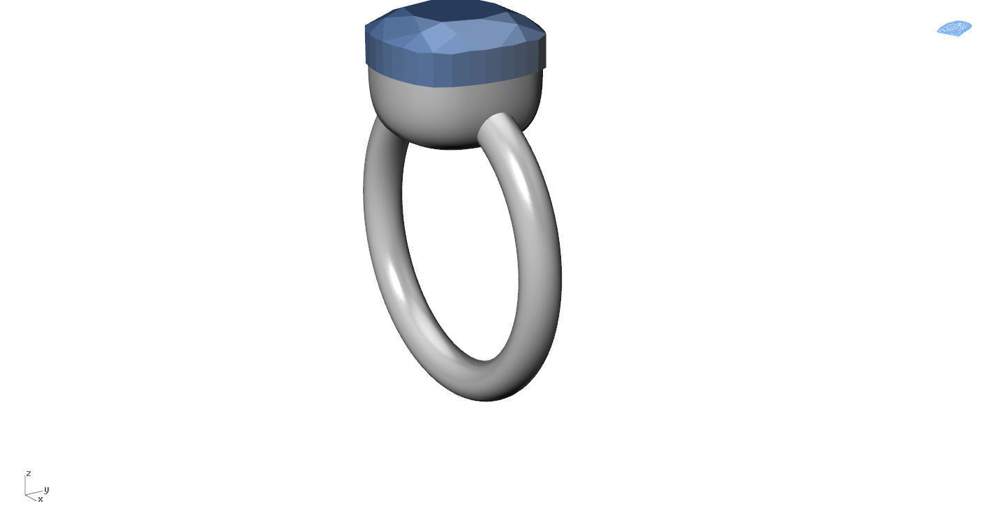 Nudo Classic Ring 3D print model_9