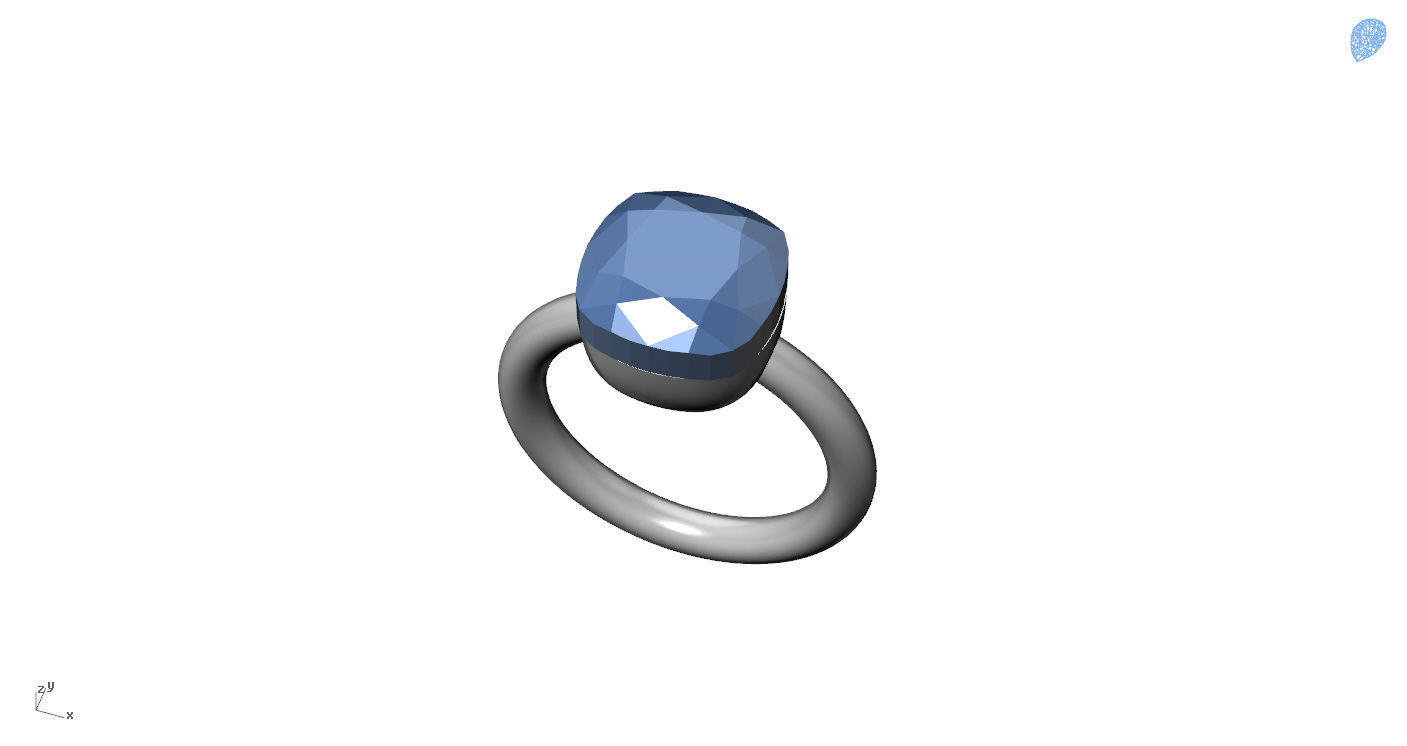 Nudo Classic Ring 3D print model_15
