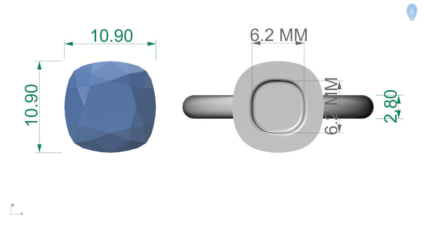 Nudo Classic Ring 3D print model_5