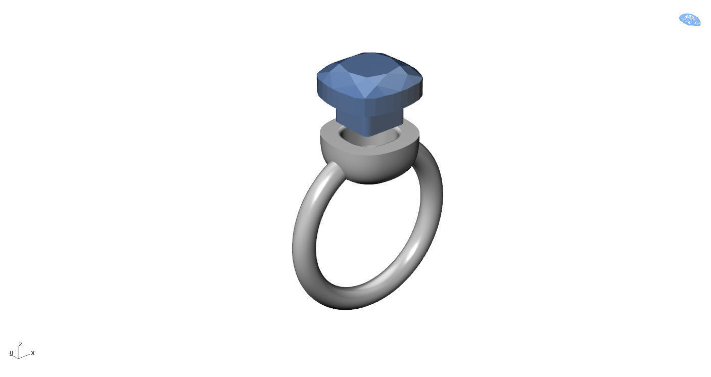 Nudo Classic Ring 3D print model_12