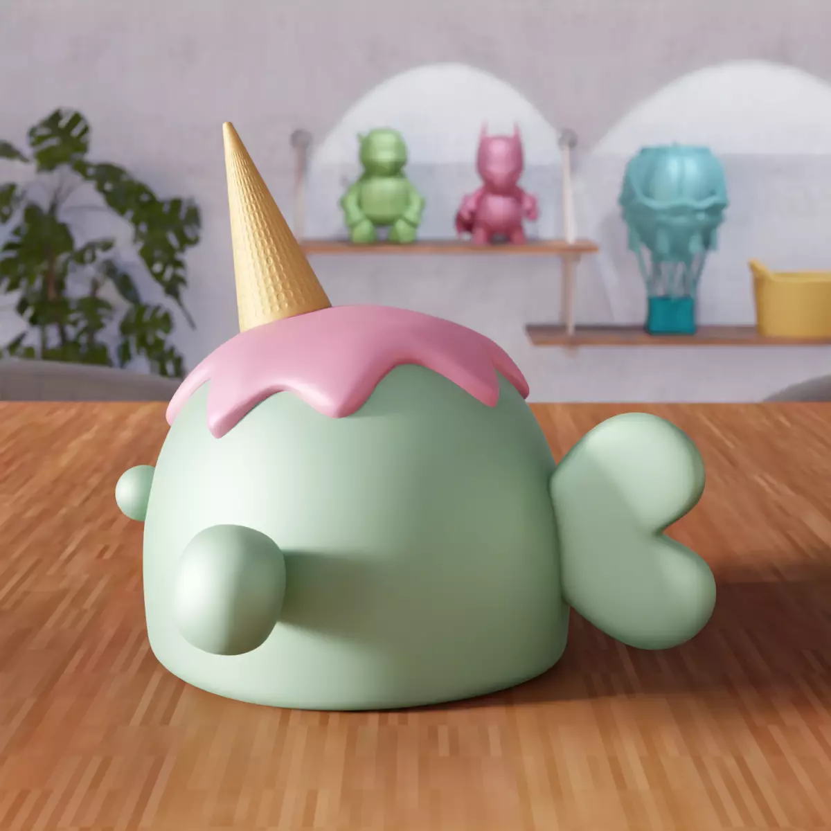 Cute Fish Decor - 374 3D print model_4