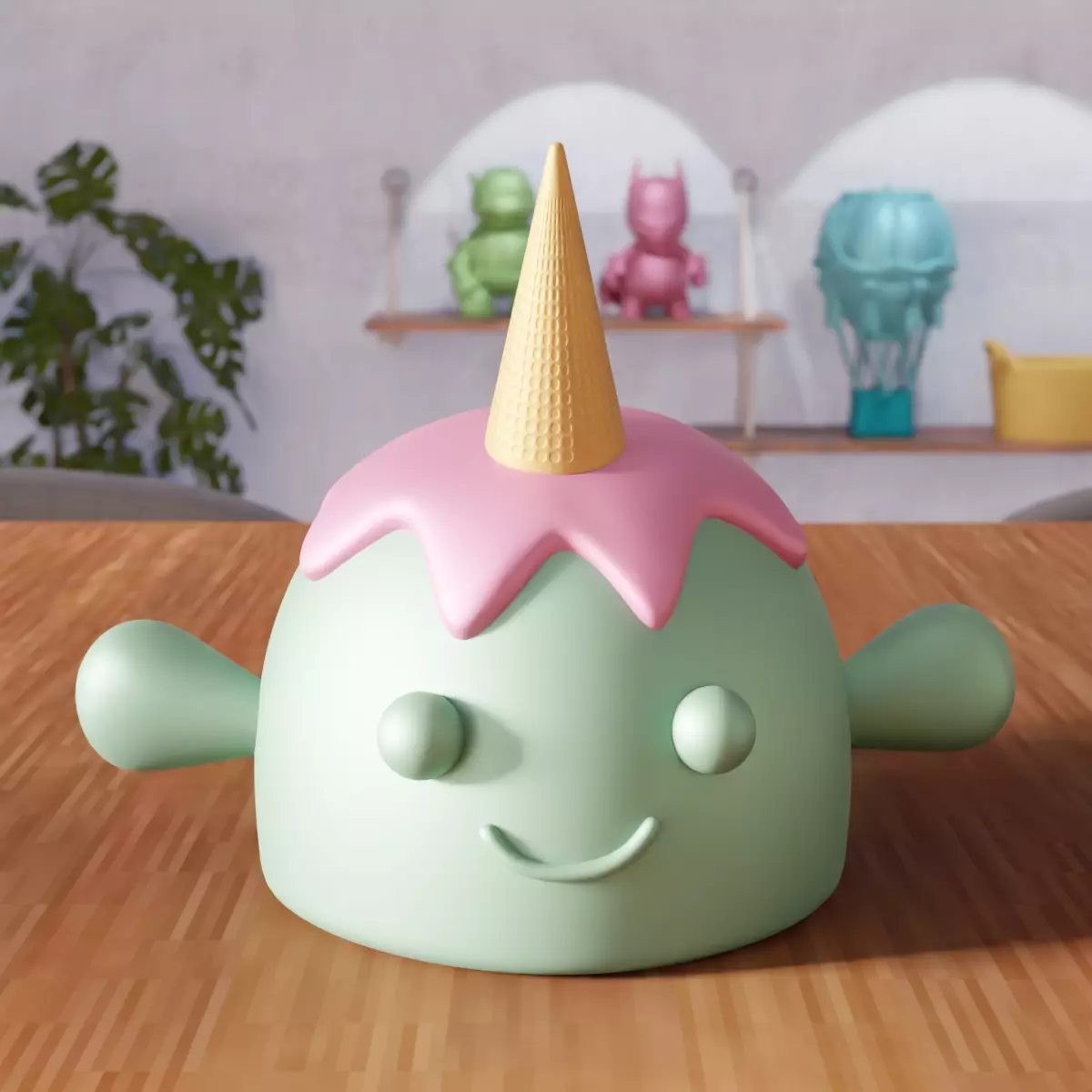 Cute Fish Decor - 374 3D print model_1