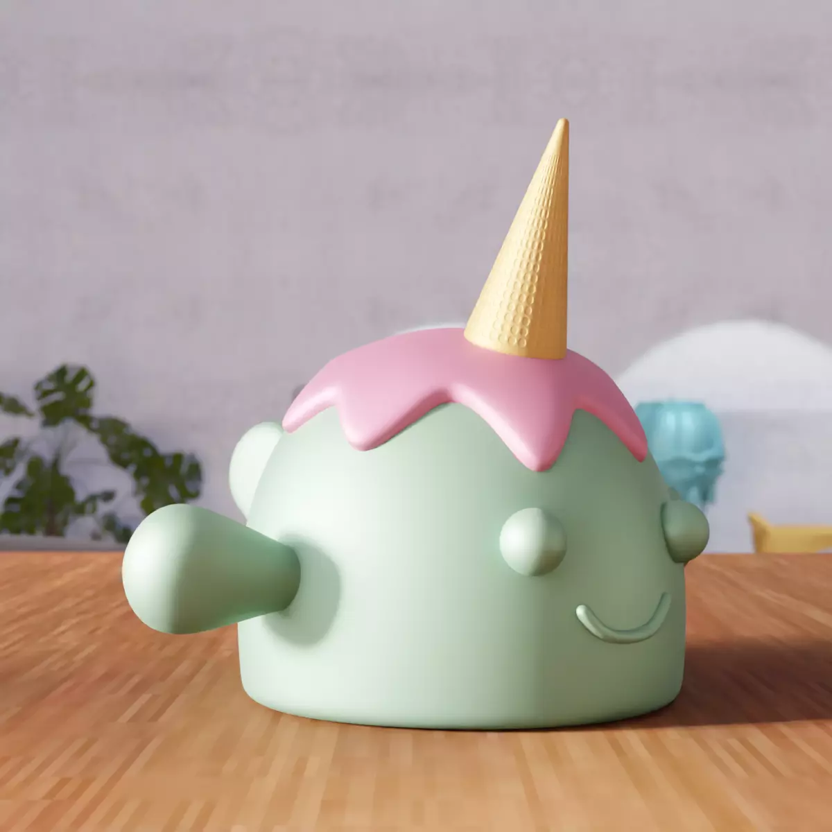 Cute Fish Decor - 374 3D print model_7