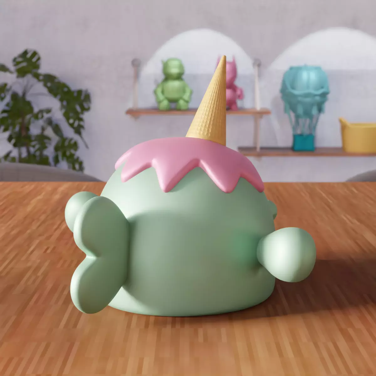 Cute Fish Decor - 374 3D print model_3