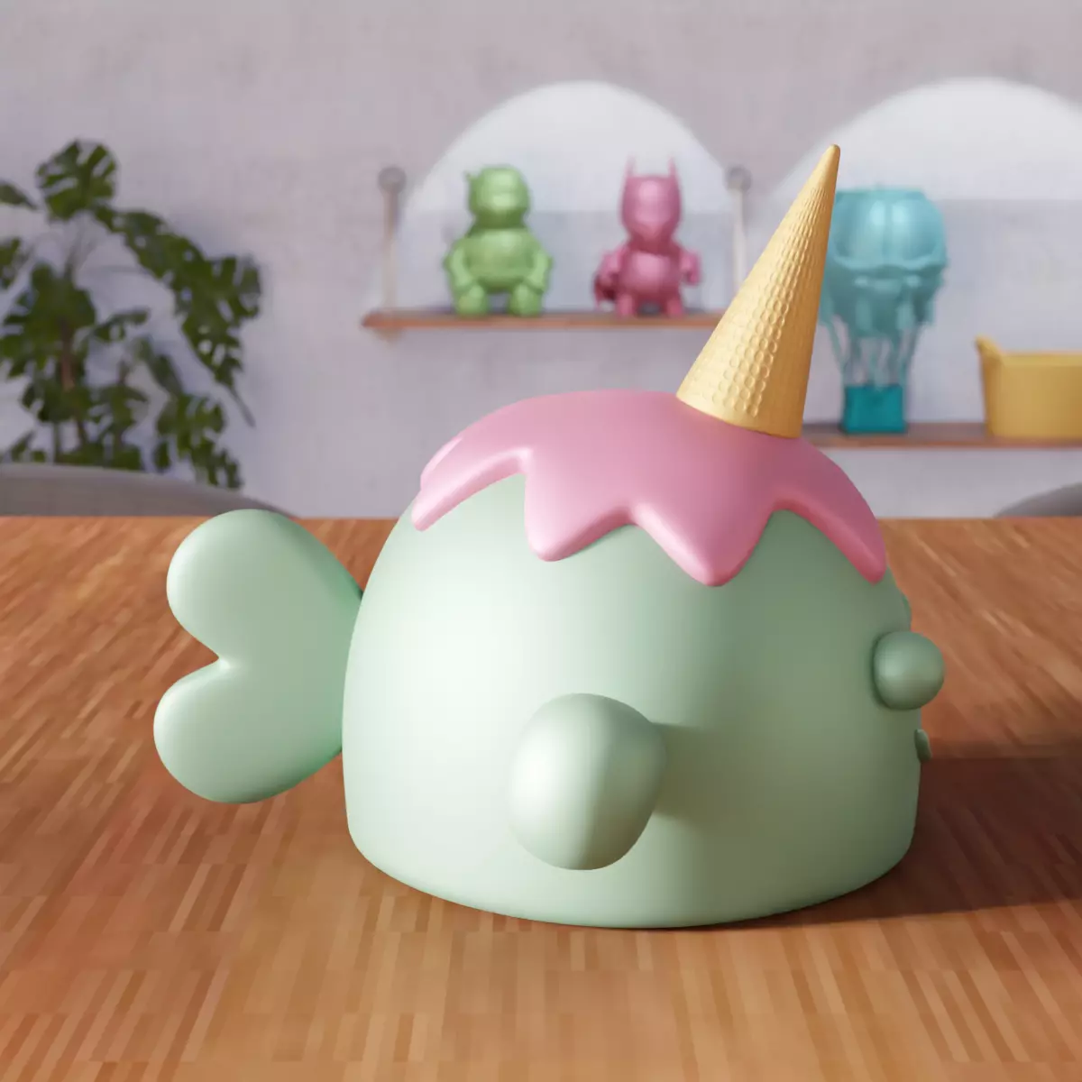 Cute Fish Decor - 374 3D print model_2