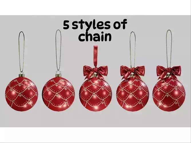 Christmas ornaments style 13