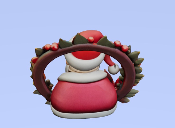 Christmas Decor 3D Printable Santa  3D print model_2