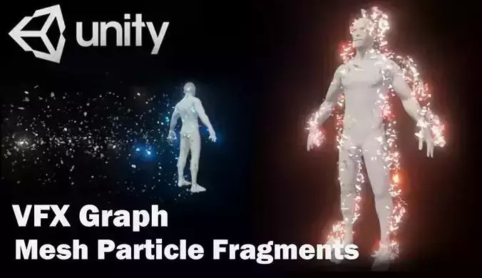 Unity VFX Graph - Mesh Particle Fragments 3D model