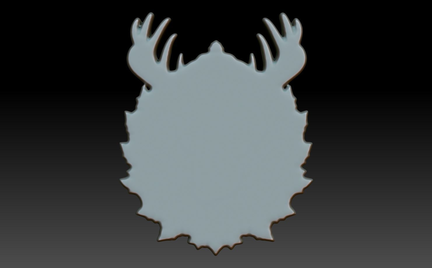 Christmas Reindeer basrelief 03 241204 3D print model_5