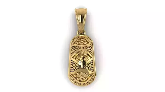 GREEK PLATE PENDANT 3D PRINTABLE MODEL