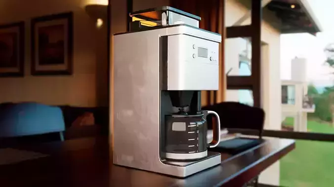 Andrew James Stainless Steel Bean to Cup Coffee Machine