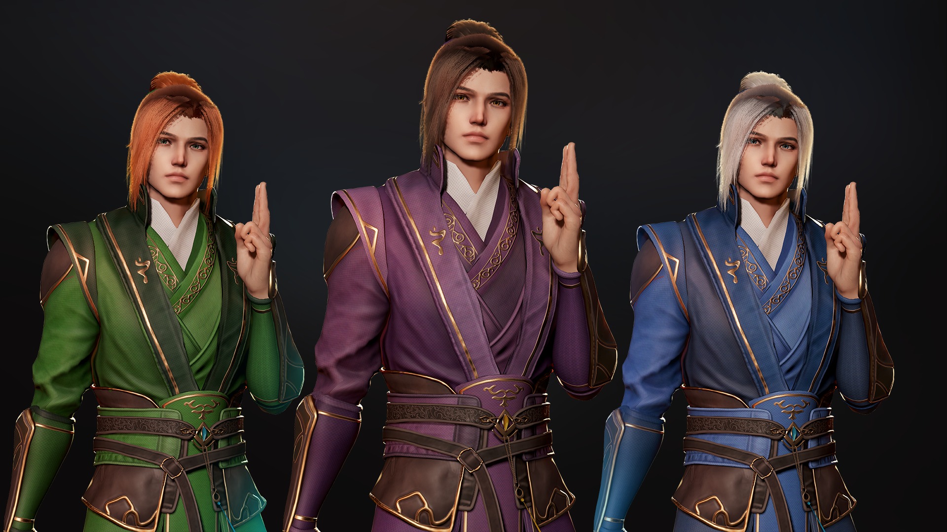 Phoenix Firebender - Game Ready Low-poly 3D model_6