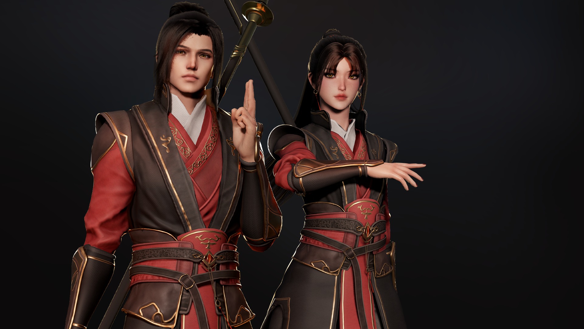 Phoenix Firebender - Game Ready Low-poly 3D model_2