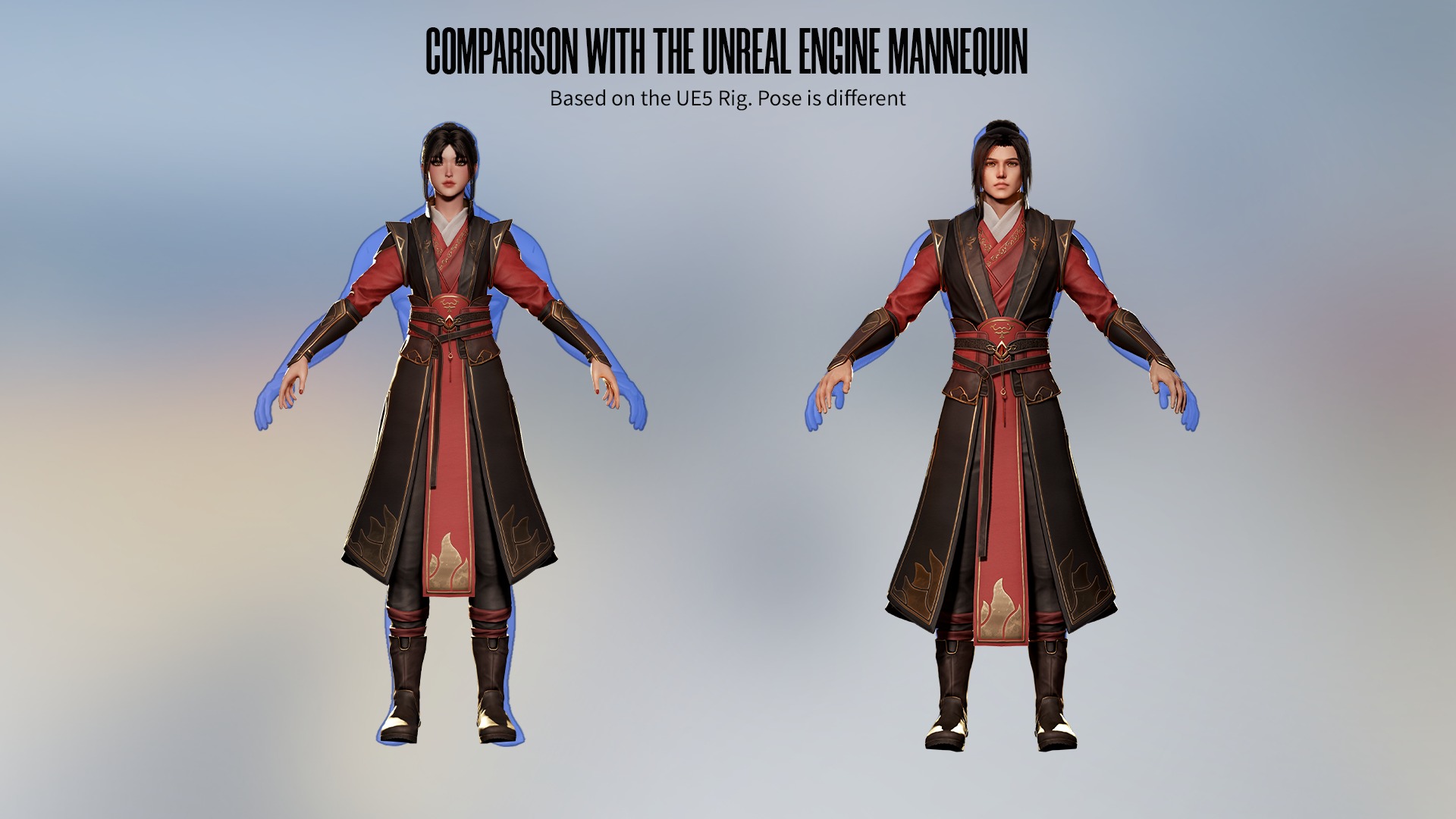 Phoenix Firebender - Game Ready Low-poly 3D model_14