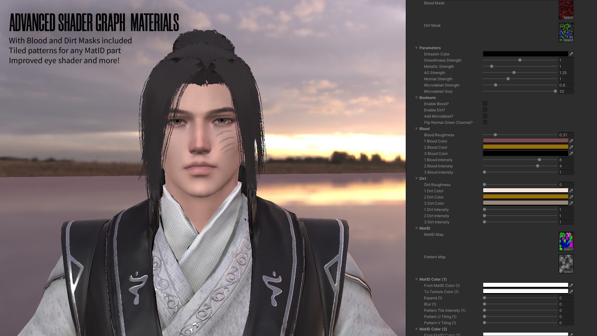 Phoenix Firebender - Game Ready Low-poly 3D model_19