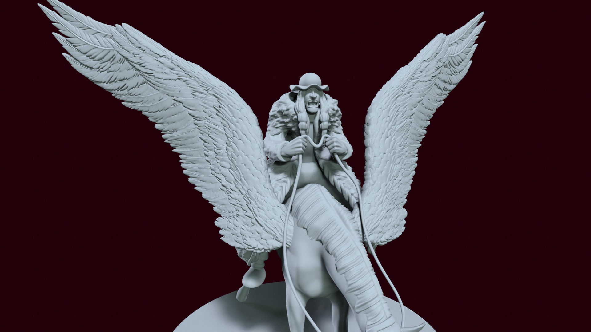 Doc Q - Blackbeard Pirates - One piece - Split part 3D print model_4