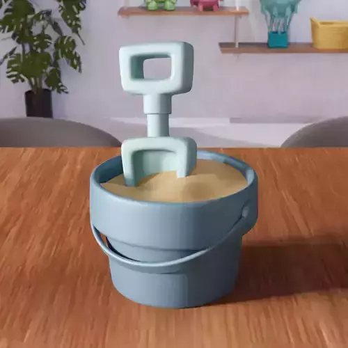 Beach Bucket Toy Decor - 371