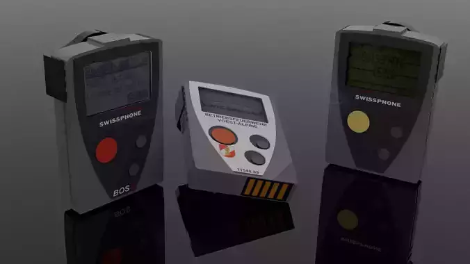 Swissphone  Low-poly 3D model