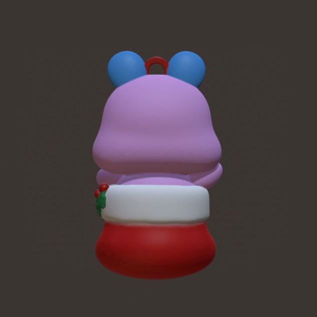 BT21 Minini Christmas Tree Decoration - Christmas Sock Mang 3D print model_3