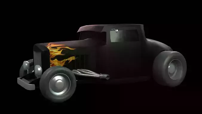 LowPoly HotRod