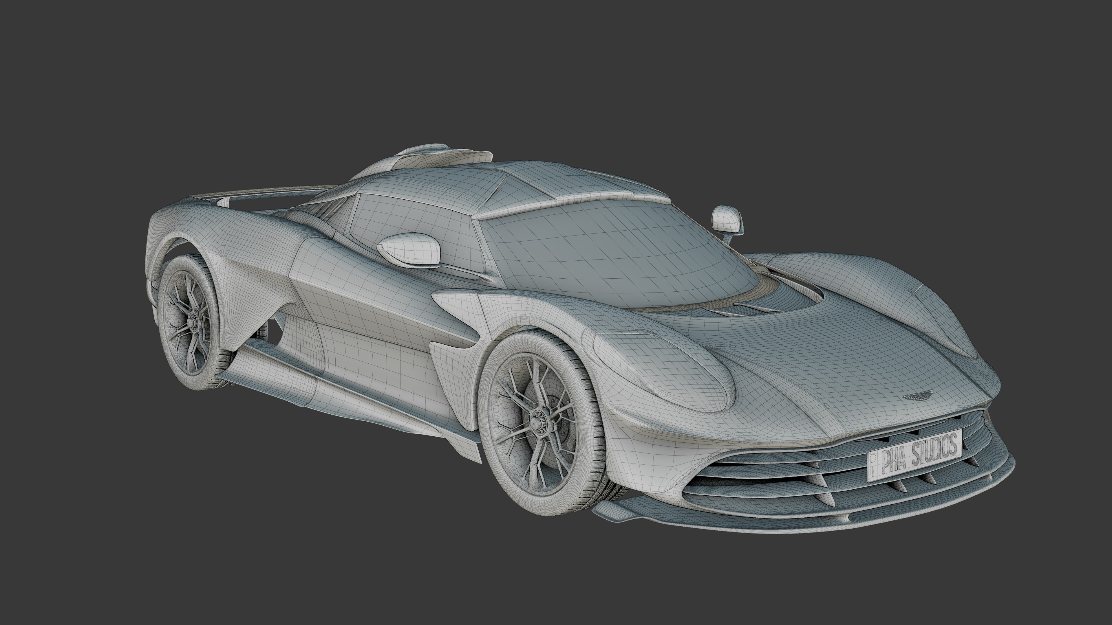 Aston Martin Valhalla 2022 3D Model 3D model_7