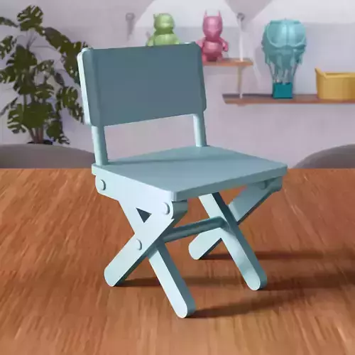 Miniature Director Chair - 369 3D print model