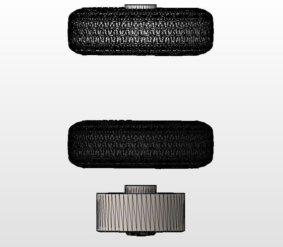 Wheels for Dodge Dart GTS 1969 scale model 3D print model_14