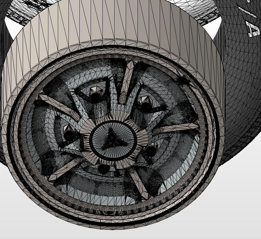 Wheels for Dodge Dart GTS 1969 scale model 3D print model_16