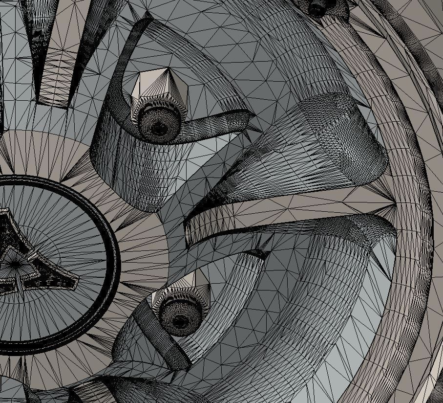 Wheels for Dodge Dart GTS 1969 scale model 3D print model_17