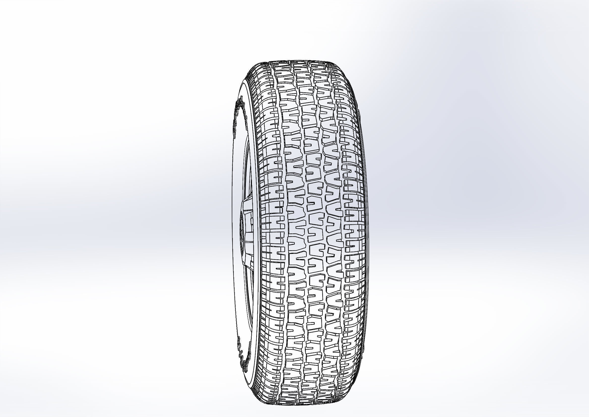 Wheels for Dodge Dart GTS 1969 scale model 3D print model_6