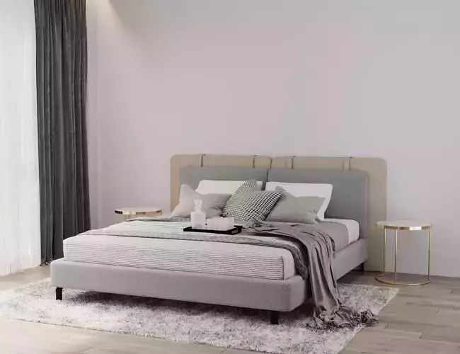 High-Quality 3D Bed Model 3D model