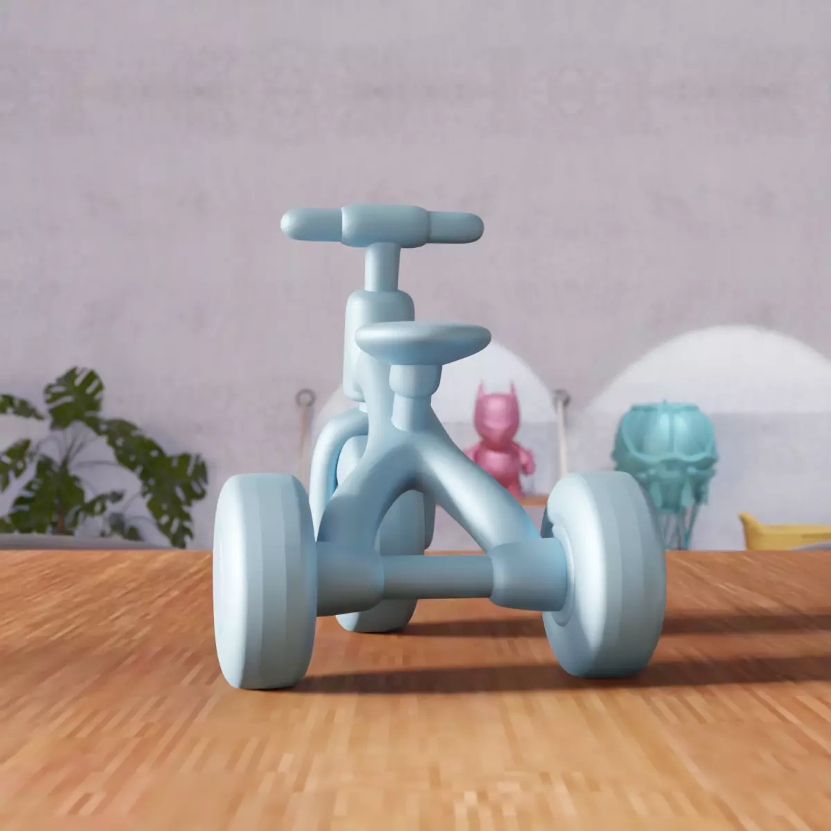 Miniature Kids Bike - 368 3D print model_6
