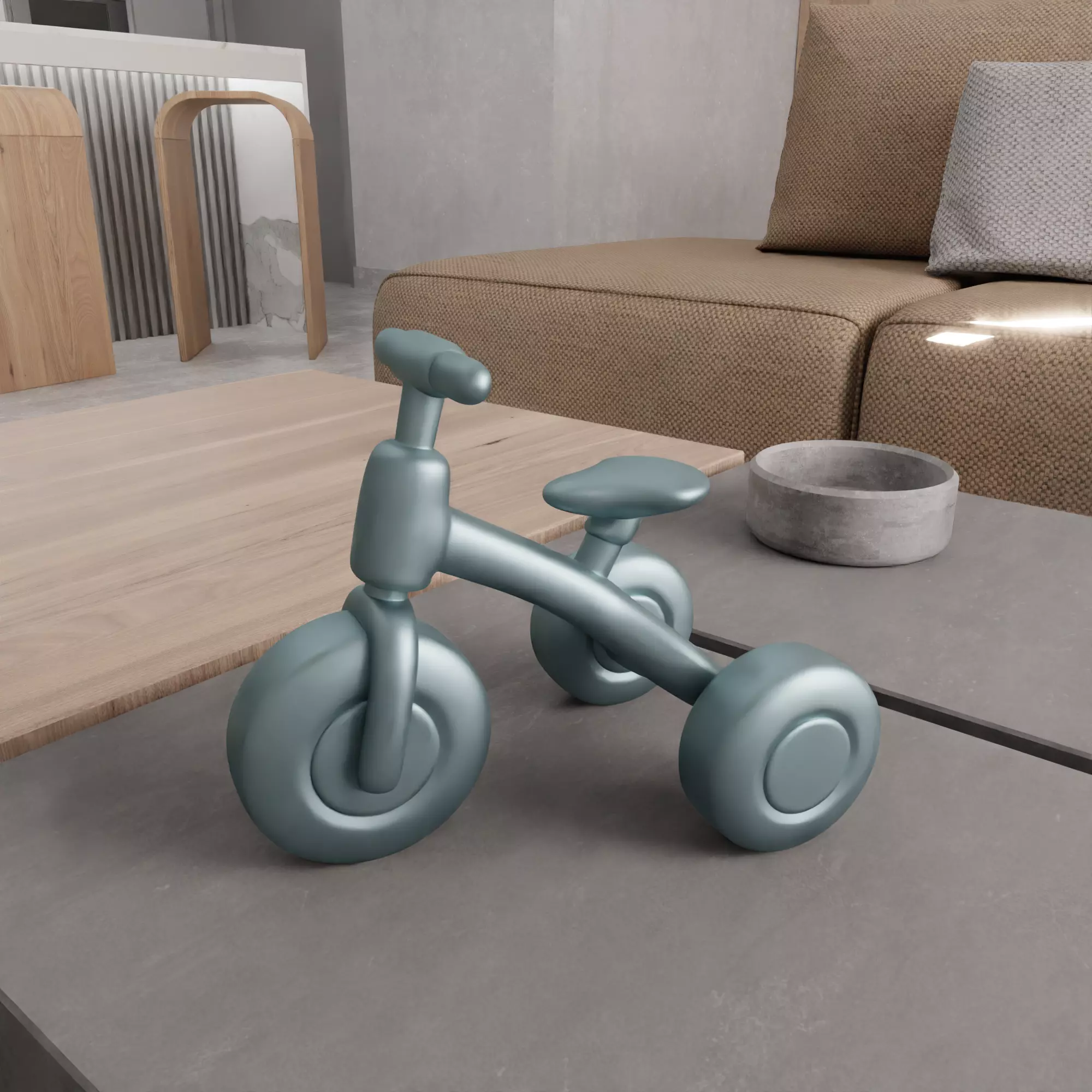 Miniature Kids Bike - 368 3D print model_8