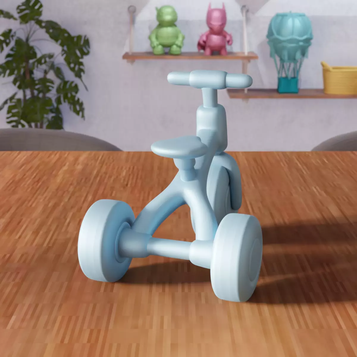 Miniature Kids Bike - 368 3D print model_4