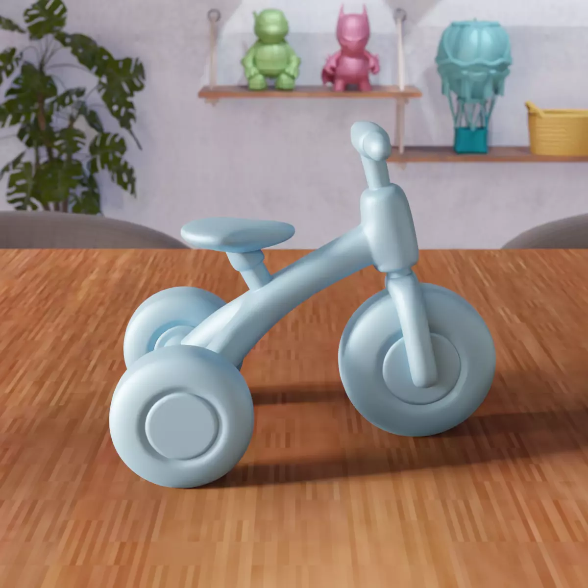 Miniature Kids Bike - 368 3D print model_1