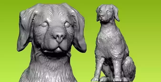 Frodo Dog model - 3D print 3D print model