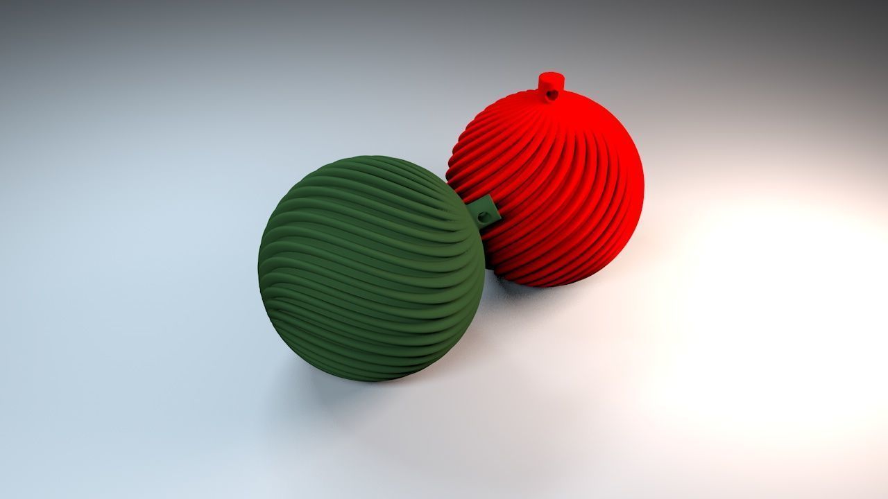 Christmas Ornament 3D print model_2