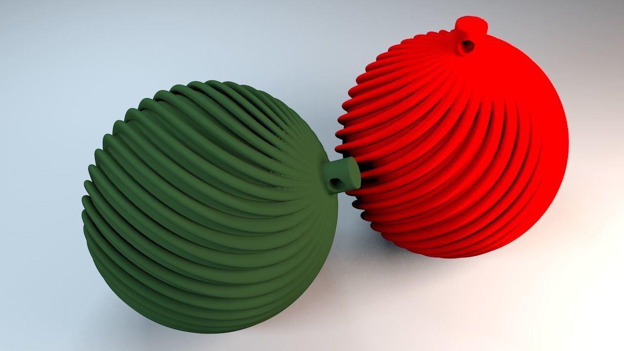 Christmas Ornament 3D print model_4