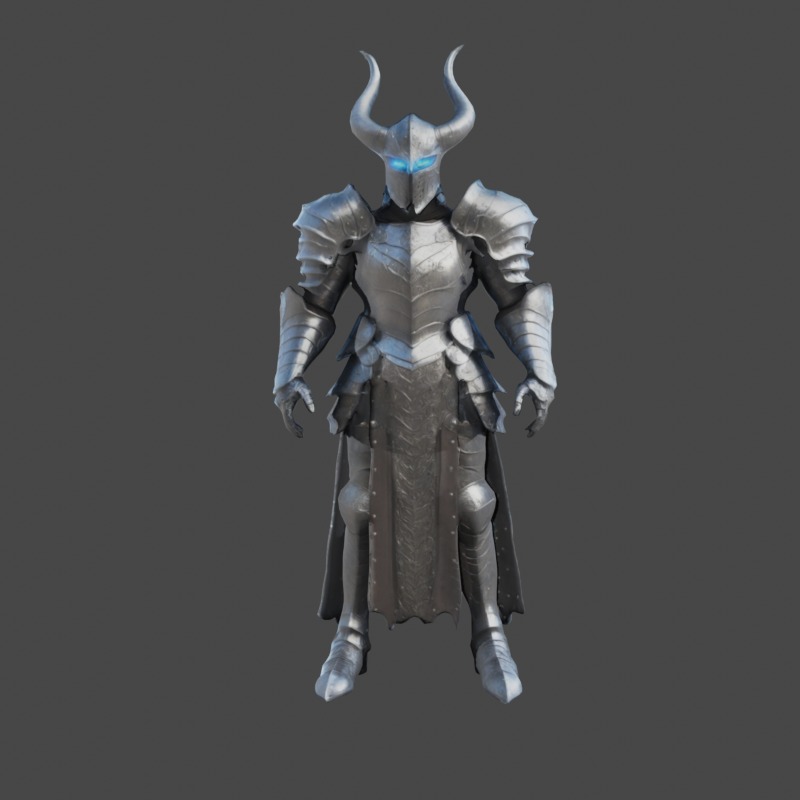 Demonic Knight 3D model 3D model_1