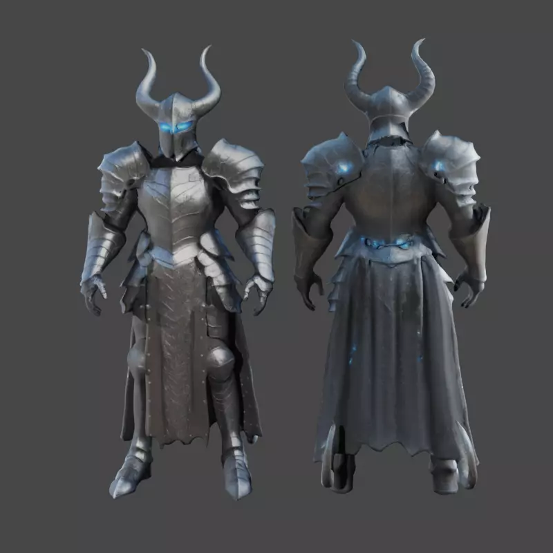 Demonic Knight 3D model 3D model_0