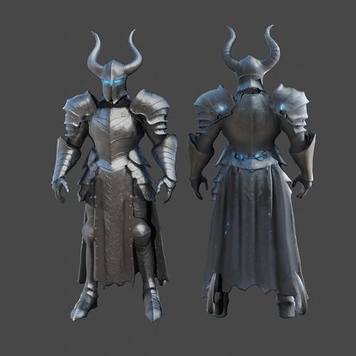 Demonic Knight 3D model 3D model