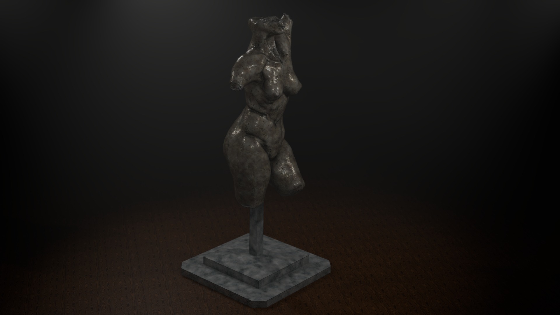 Woman Sculpt 3D print model_5